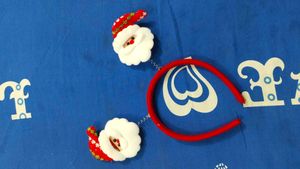Christmas Santa Head Band (Red) - JingleCrafts