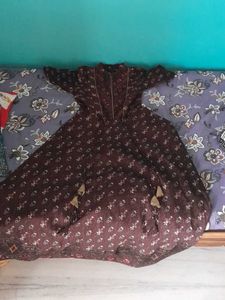 Elegant Floral Print Kurta