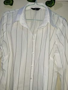 Classic Striped Button-Up Shirt