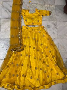 Yellow Lehenga Choli Set