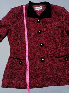Imported Elegant Red Women's Blazer