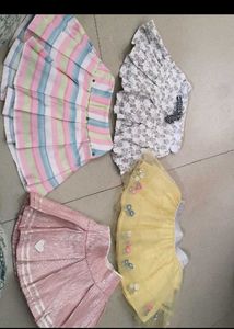 Cute Girls' Skirt Set