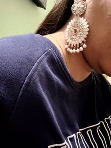 Elegant Floral Drop Earrings