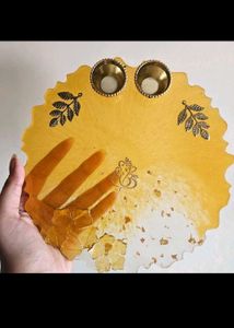 Resin Pooja Thalis 4,6,8 Inch Available