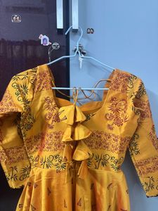Ethnic Mustard Kurta Set