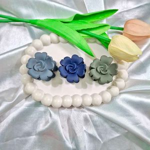 Set of 12 Flower Hair Clips