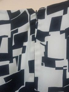 Stylish Geometric Print short Sleeve Dress