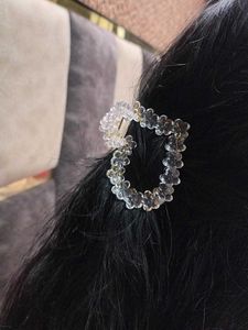 Sparkling Beaded Hair Ties Set