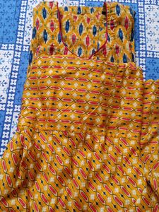 Kurta With Churidar Pajami For Women's