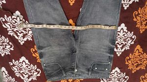 Men's Grey Wash Slim Fit Jeans