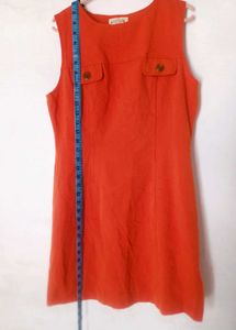 Vintage Orange Dress