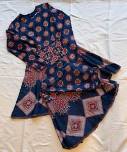 Vasansi Jaipur - Beautiful Blue Festive Kurta Set