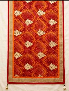 Vibrant Red &amp; Orange dupatta