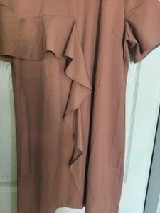 Wardrobe By Westside Blush Pink Ruffle Dress