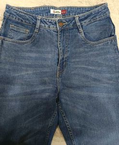 Classic Blue Denim Jeans | Straight Fit Jean