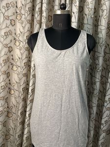 Grey Sleeveless Tank Top
