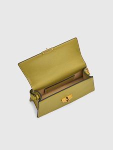 💚 MIRAGGIO Olive Green Statement Shoulder Bag ✨