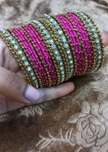 Bangles - Pink & Gold