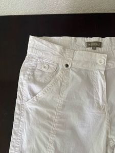 Y2K White Cargo Pants