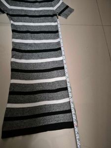 striped knit bodycon dress⋆｡𖦹°⭒˚｡⋆