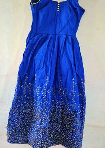 Royal Blue Embroidered Kurta Set