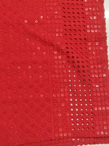 Elegant Red Sequined Kurta❤️✨