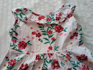 Adorable Floral Print Baby Dress