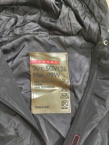 Prada Black Hooded Jacket