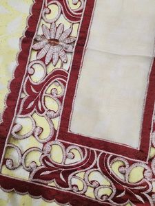 Elegant Embroidered Table Runner