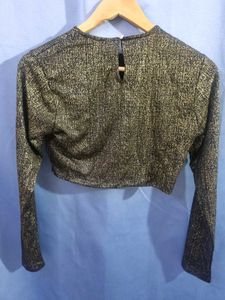 Indiya Sparkly Crop Top - Party Ready