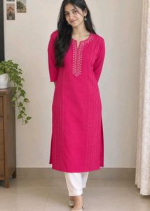 Rangmanch Beautiful Embroidered Kurta