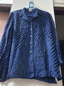 Elegant Navy Blue shirt