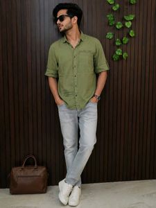 Men's Shirt & Jeans Combo