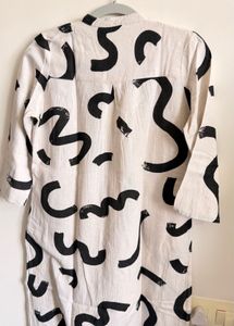 Unique Abstract Print Kurta