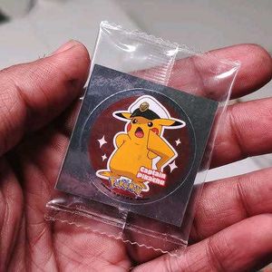 Rare Pikachu Sealed Sticker