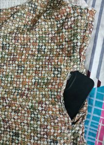 Unique Pattern short kurti top hand made