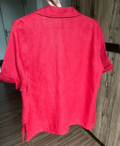 Chic Linen Button-Up Shirt