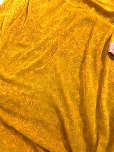 Golden Yellow Sari