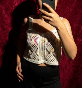 Crocheted Crop Top