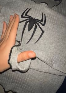 🕷️Spiderman Graphic Cold Shoulder Top