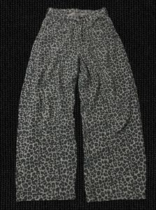 Leopard Print Wide Leg Pants