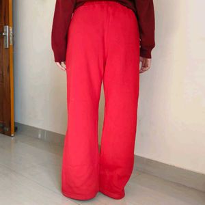 Hollister Red Sweatpants