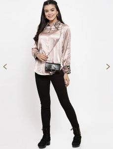 KASSUALLY Silk Relaxed Fit Shirt