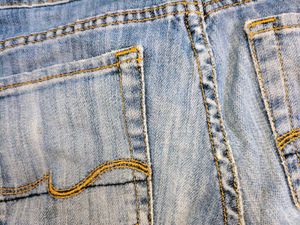 Denim shorts