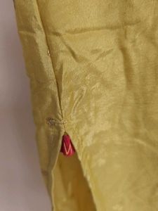 "W" Elegant Yellow Kurti with Sequins