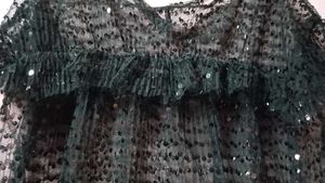 Black Sequin Top