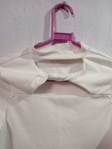 White Long Sleeve Bodysuit