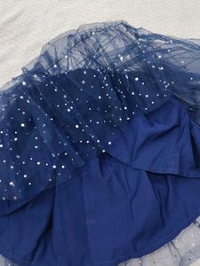 Sparkly Navy Tulle Skirt