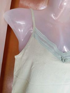 Comfortable Lace Trim Cami Top