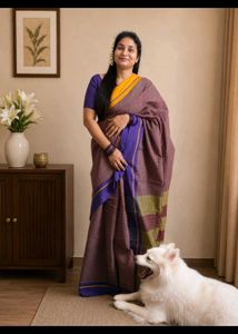 💜 Neelambari Patta De Anchu Saree  ✨